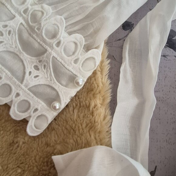 New Collection Lace Frill Mini Dress - Picture 5 of 9